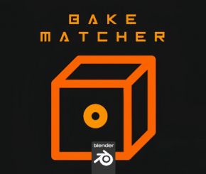 Blender自动命名烘焙插件 Bake Matcher v1.0.4 + 使用教程