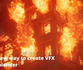 Blender火焰烟雾粒子爆炸特效资产预设 Sprite Particles For Realtime Vfx With Geonodes V1.2