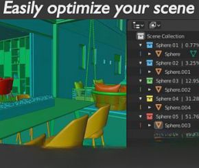 Blender场景分析优化插件 ToOptimize Tools V1.2.7.4