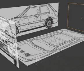 Blender蓝图参考图片自动放置插件 Blueprint AutoSetup v1.2