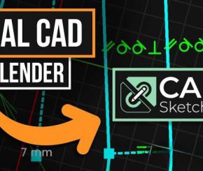 Blender CAD流程草图建模插件 CAD Sketcher v0.27.5