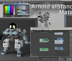 阿诺德插件Arnold渲染器替换和谐版 SolidAngle MAXtoA v5.7.4.0 For 3ds Max 2023/2024/2025