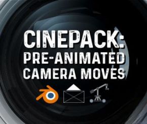 Blender摄像机运动预设插件 Cinepack V4 2.2.1 – Pre-Animated Camera Moves 2024