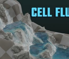 Blender水流特效模拟插件 Cell Fluids V1.6.1