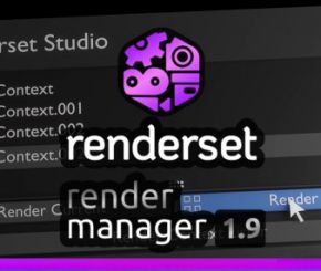 Blender渲染设置储存管理插件 Render Manager Addon Renderset V2.0.1