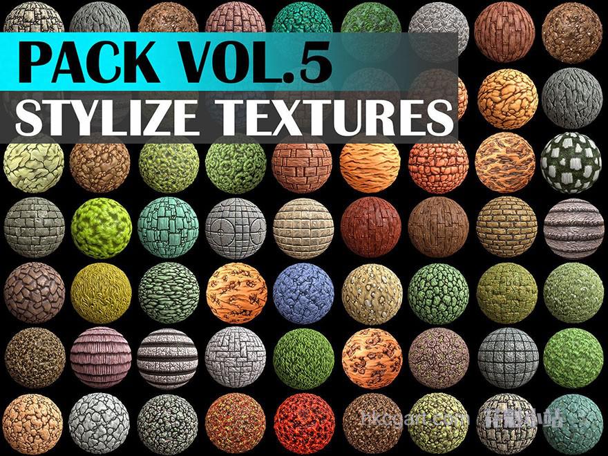 stylized-texture-pack-vol-5-3d-model-low-poly.jpg