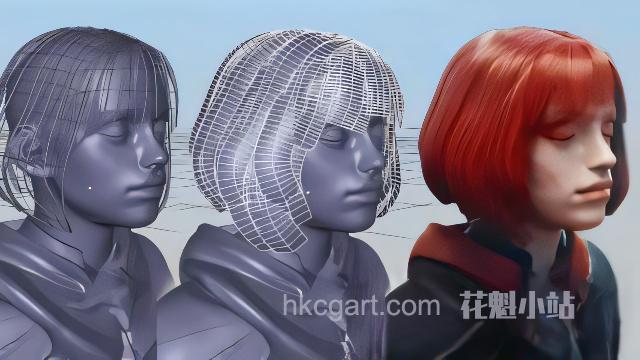 Blender头发制作生成插件 Gumroad – Hair Tool v3.64 + v2.46 + Library预设库 ...