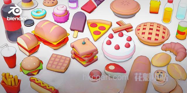 Stylized-Low-Poly-Food-Pack-01_副本.jpg