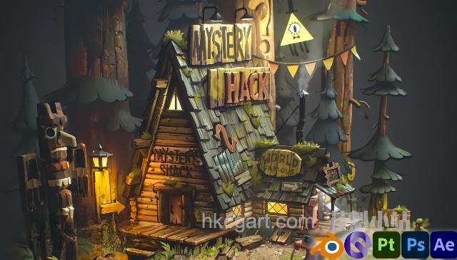 Mystery-Shack-Stylized-3D-Diorama_副本.jpg